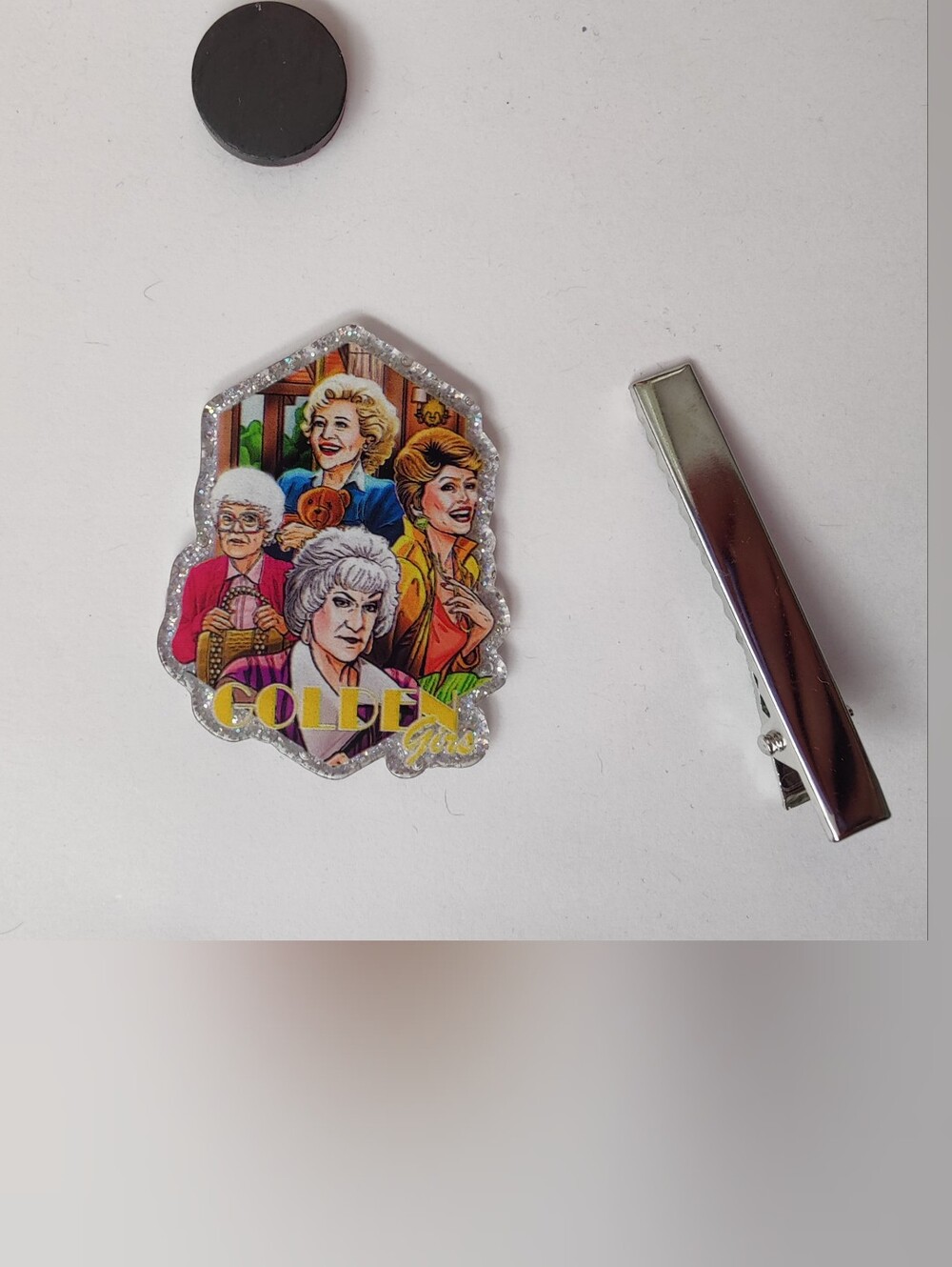 Custom Handmade Character Magnet or Hair Clip- Golden Girls